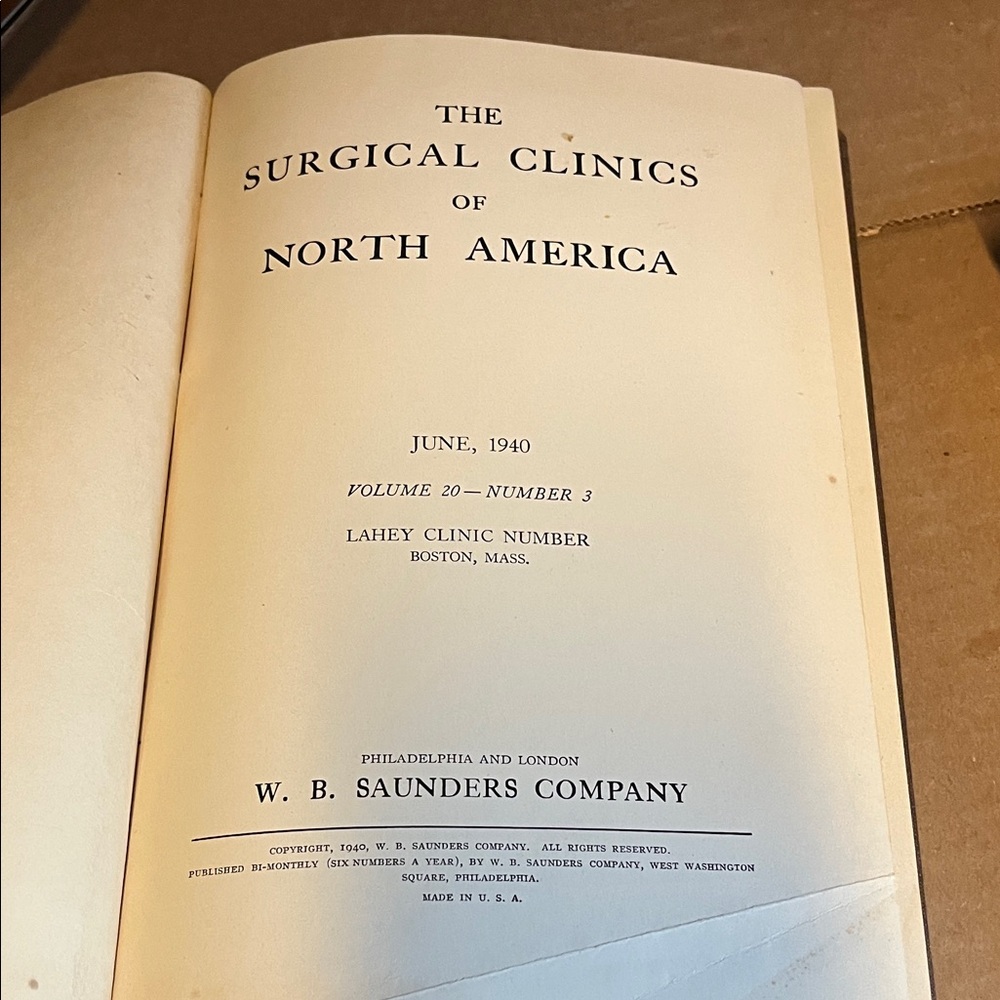 The Surgical Clinics of North America Journal